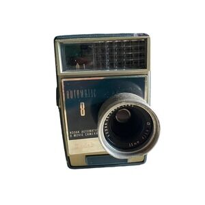 Vintage Kodak Automatic 8 Movie Camera & Film Inside Ektanar Lens